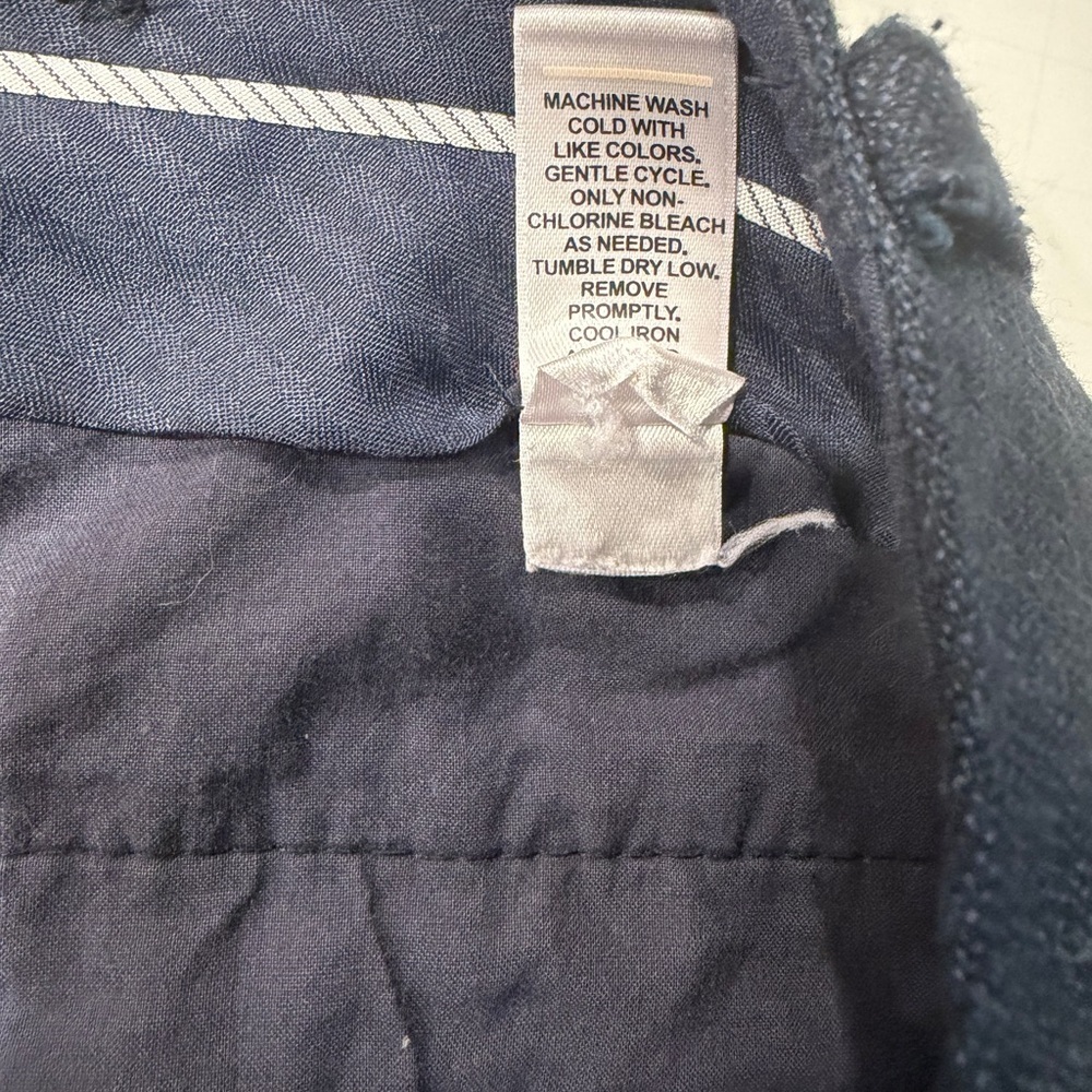 Gently Used Versona Navy Wide-Leg Chinos - Picture 4 of 5